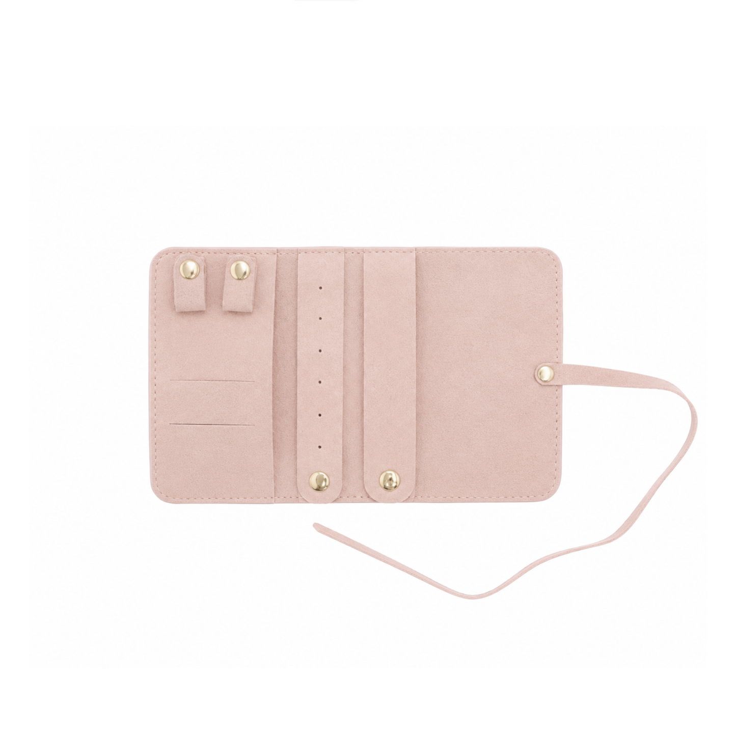 Travel Jewelry Roll Organizer
