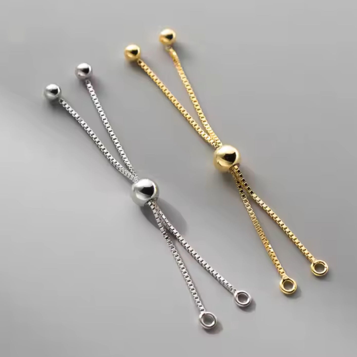 Adjustable Box Chain Necklace 2-Inch Extender