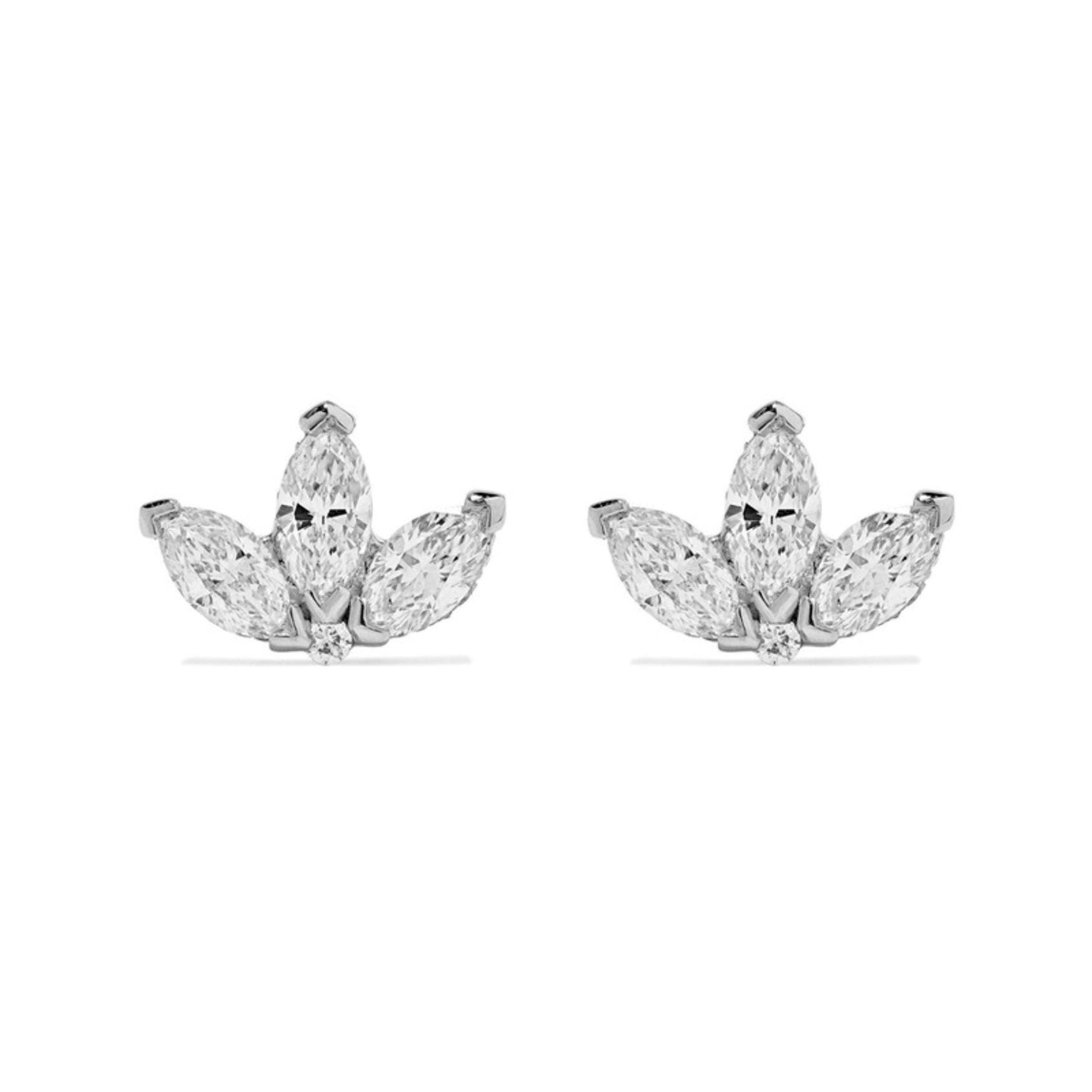 Danity Marquise CZ Stud Earrings