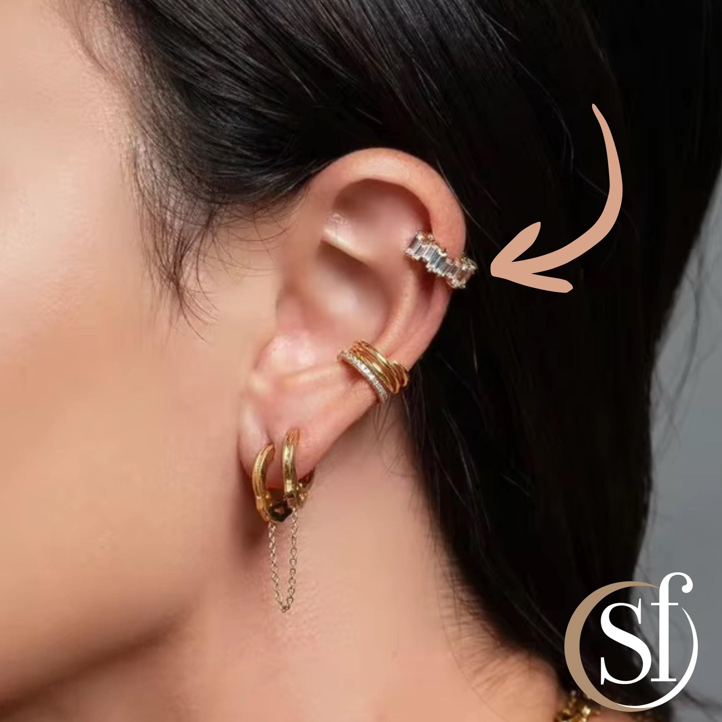 Baguette Ear Cuff