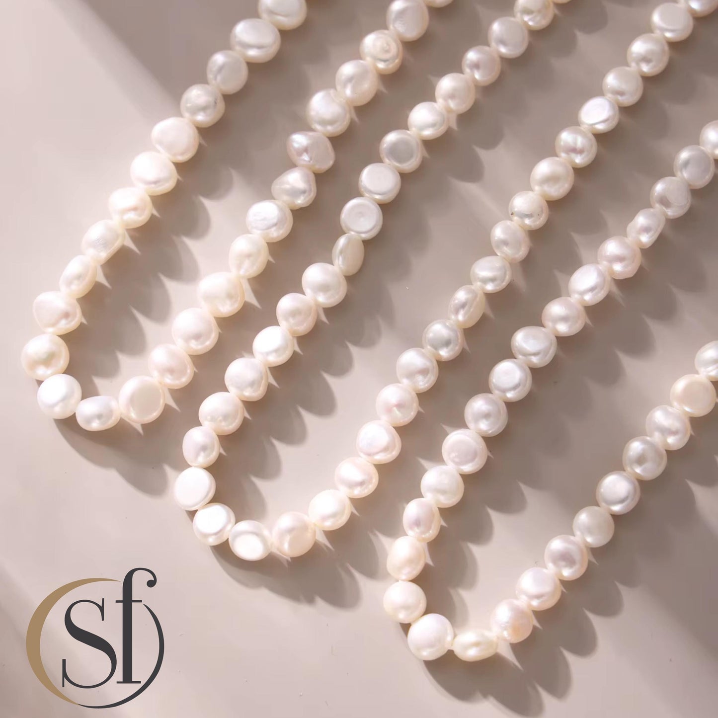 Baroque Pearl Necklace with Gold Butterfly Clasp