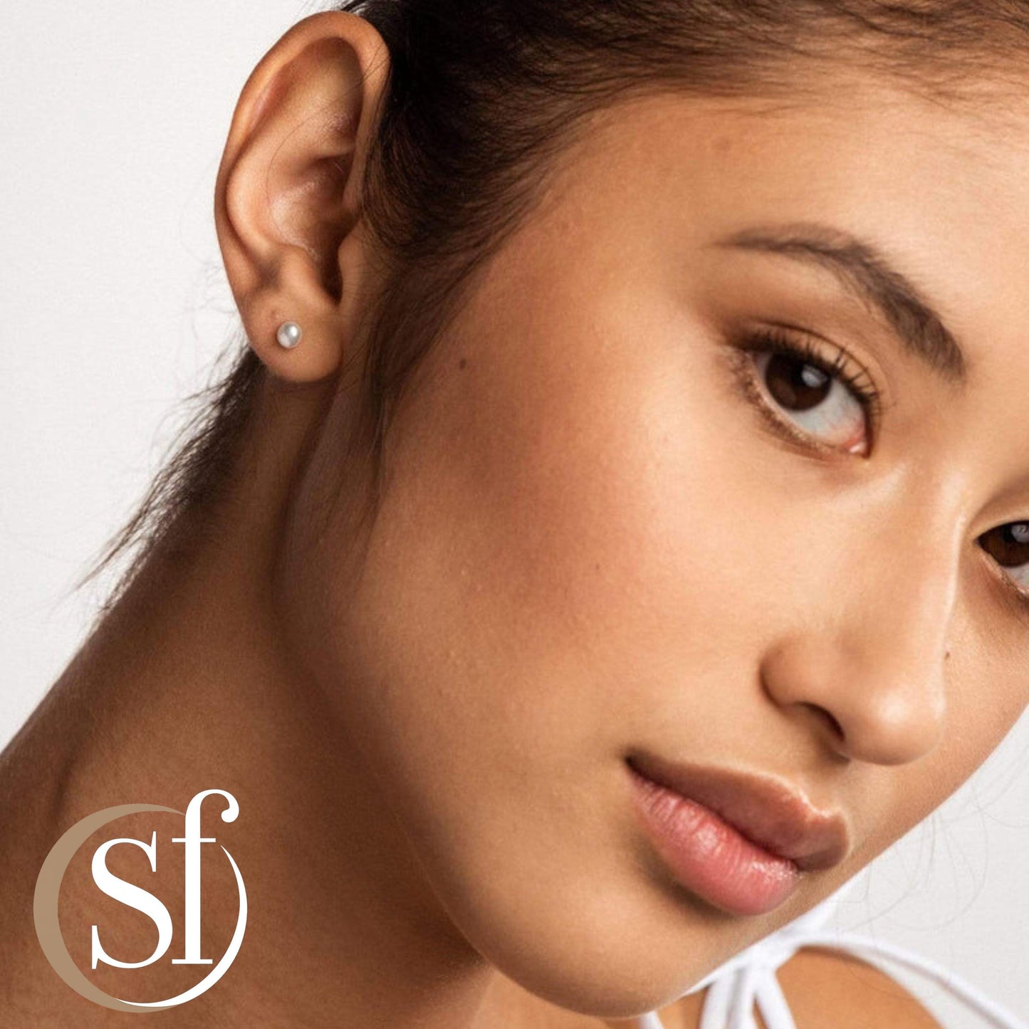 Baroque Pearl 6.5mm Stud Earrings