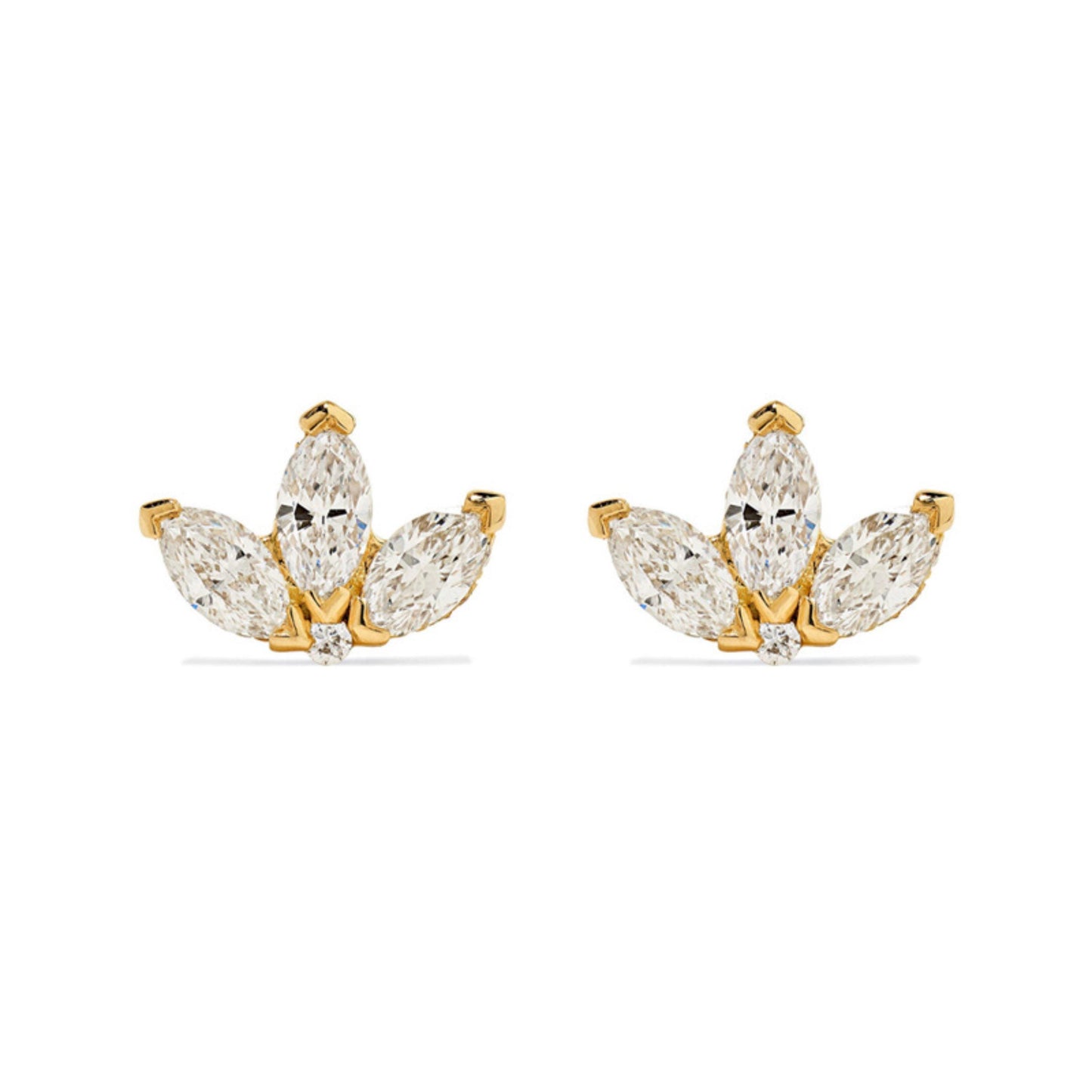 Danity Marquise CZ Stud Earrings
