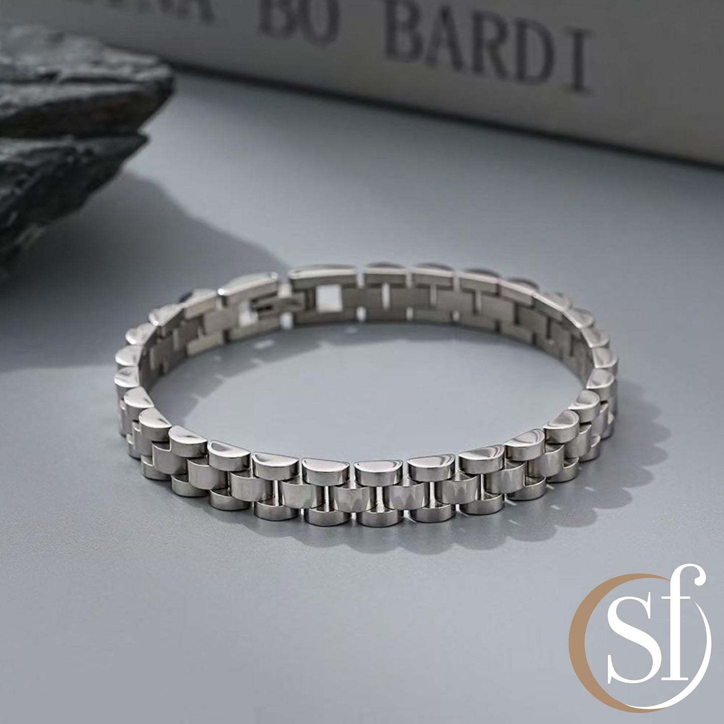 Men’s Stainless Steel Link Bracelet