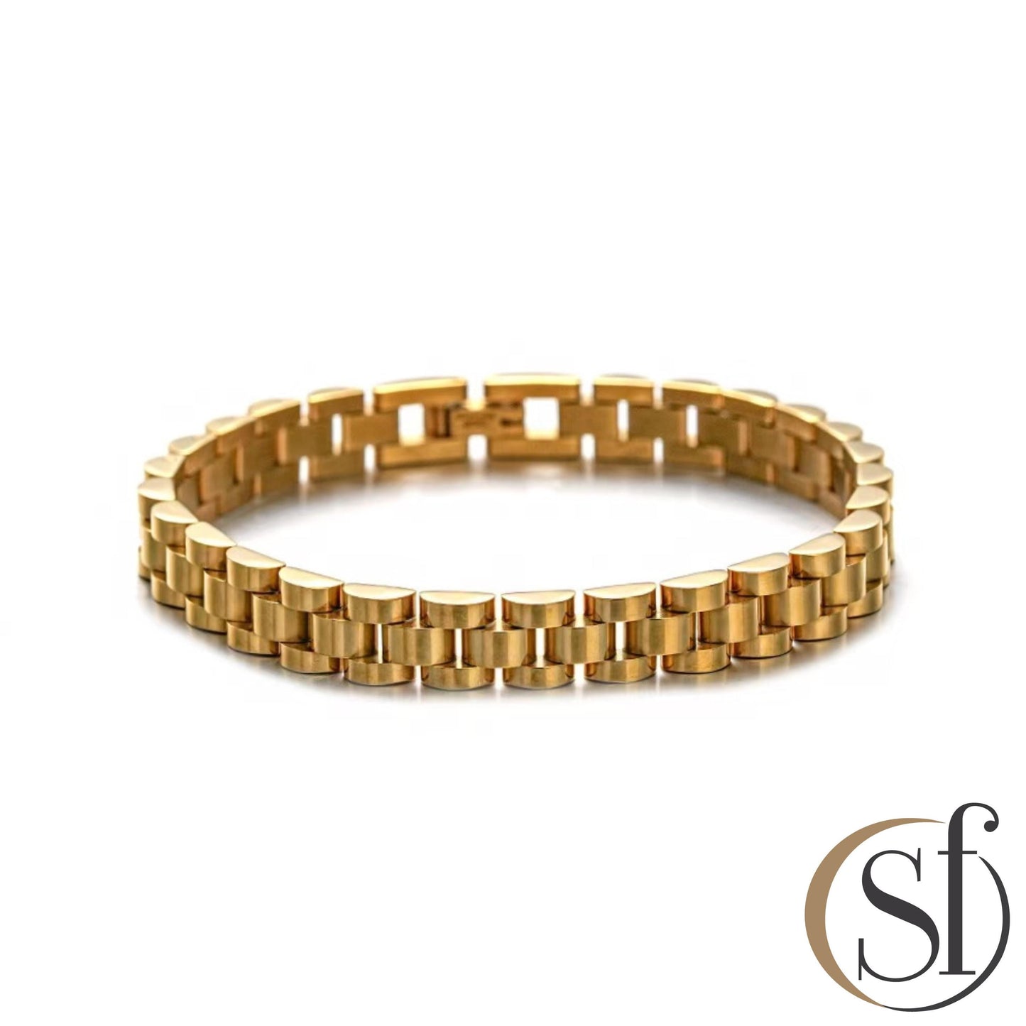 Men’s Stainless Steel Link Bracelet