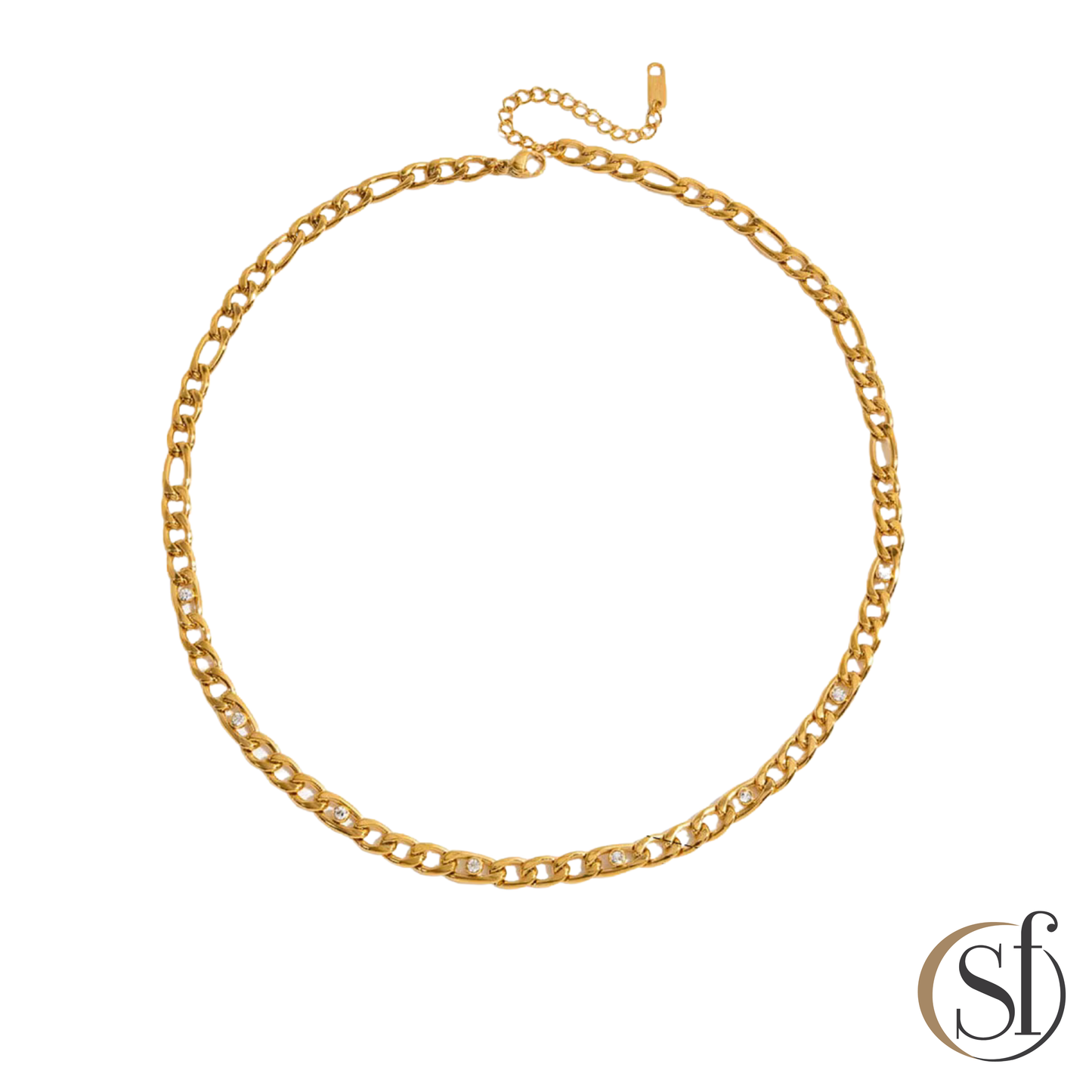 Station CZ Chain Necklaces