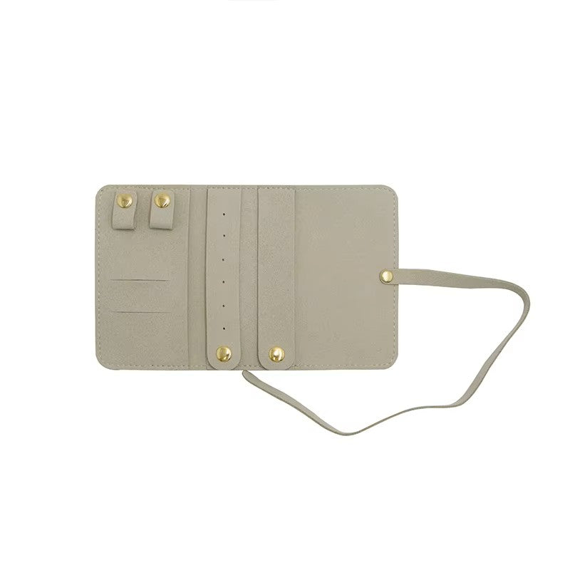 Travel Jewelry Roll Organizer