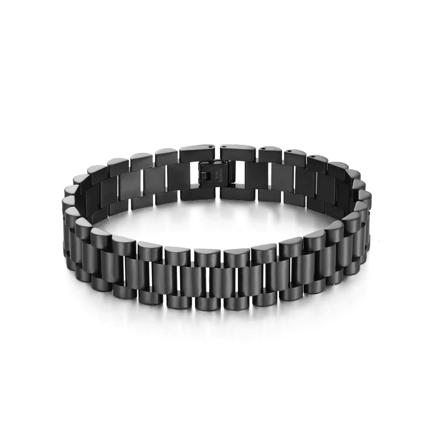 Men’s Stainless Black Link Bracelet