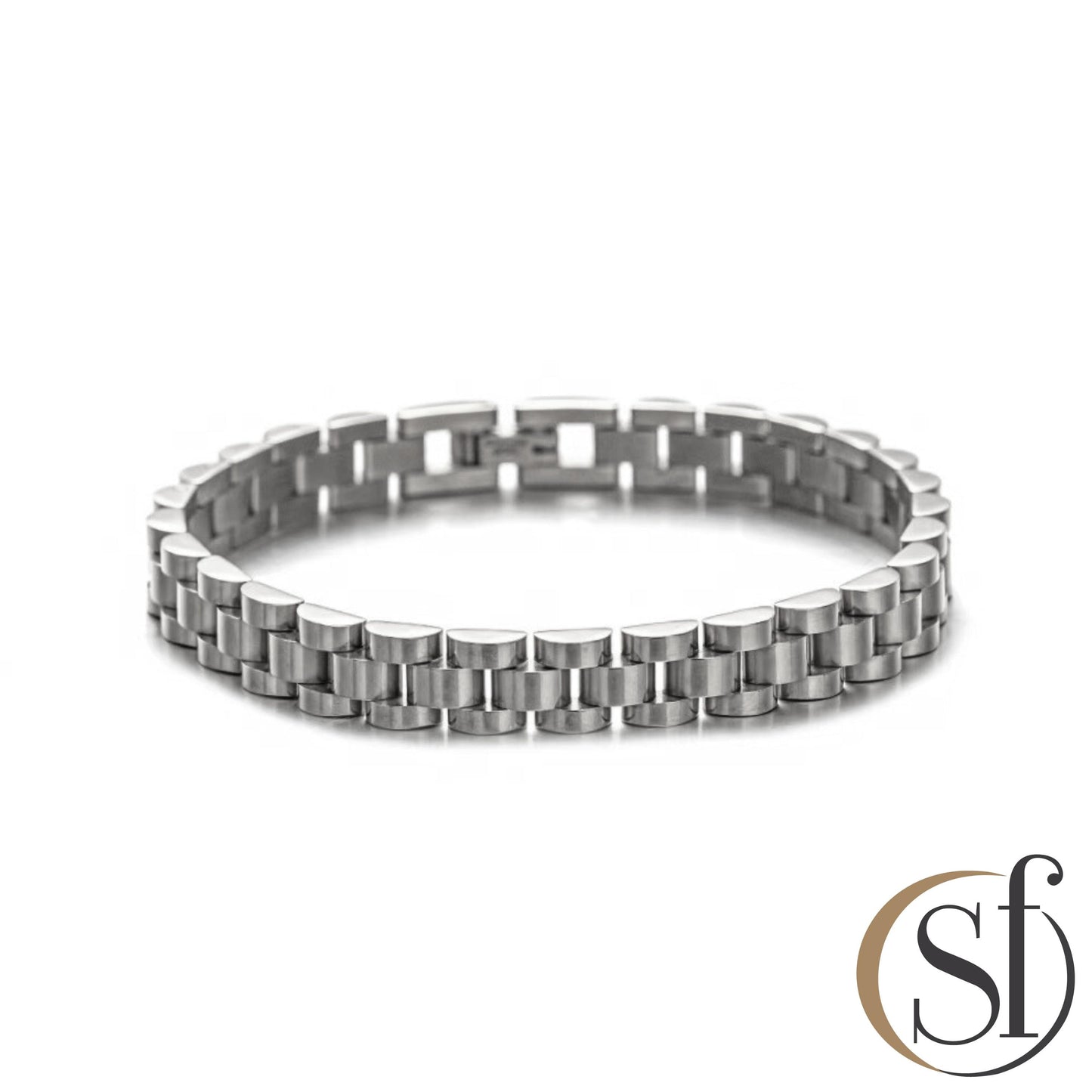 Men’s Stainless Steel Link Bracelet
