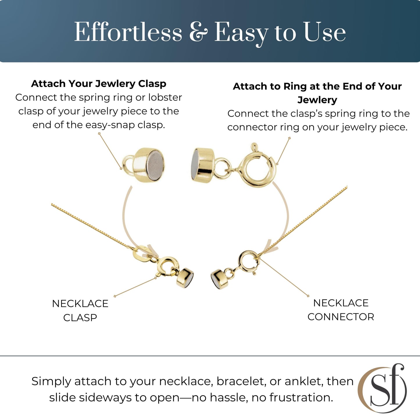 Jewelry Magnetic Clasp Converter